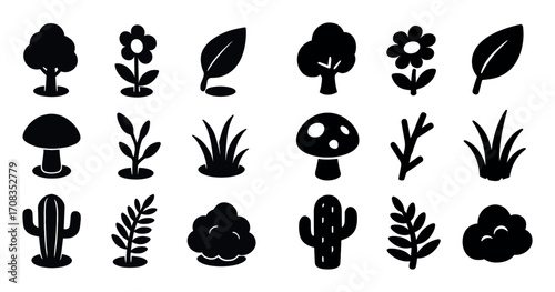 Nature Icons Grid