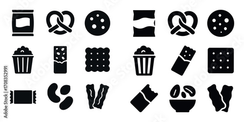 Snack Icon Set