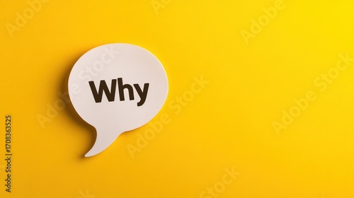 Simple speech bubble why
