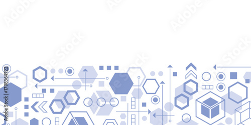 Technological white background. Engineering innovations. New technologies. Vector illustration.