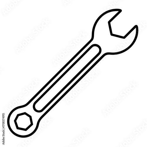 wrench vector illustration