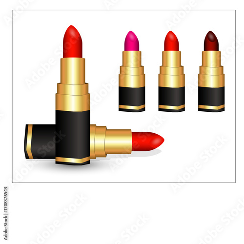 Lipstick Collection - Vibrant Colors and Elegant Design.