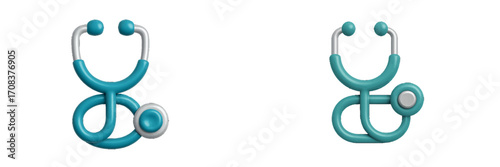 Unique stethoscope design showcasing modern medical equipment in vibrant colors during a creative session