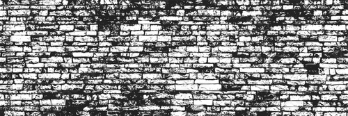 old distressed brick wall texture background, grunge black and white brick wall pattern, vintage rough stone texture abstract background, weathered concrete wall surface backdrop