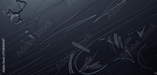 Intricate, dark charcoal chalk texture, black background, grey, texture