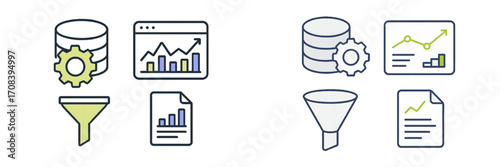Data analysis tools and techniques for efficient database management and reporting in a digital workspace environment