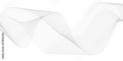 Digital frequency track equalizer. Stylized line art background. Vector illustration. 