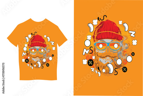 new t shirt design template here
