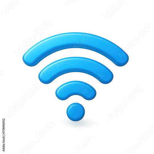 3D icon WiFi Symbol