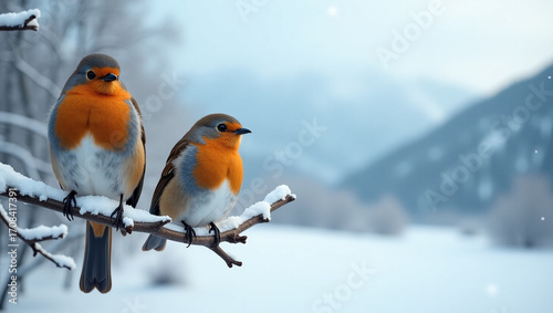 robin on a branch