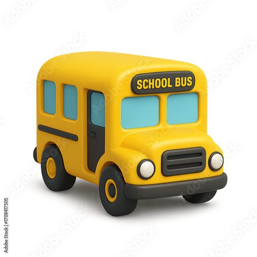 3D icon School Bus