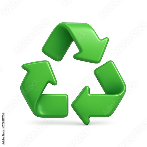 3D icon Recycling Symbol