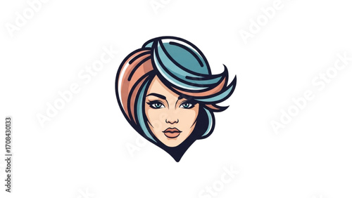 Vector Illustration of Group of Young People Profile Silhouettes Faces Boys and Girls AI EPS PNG