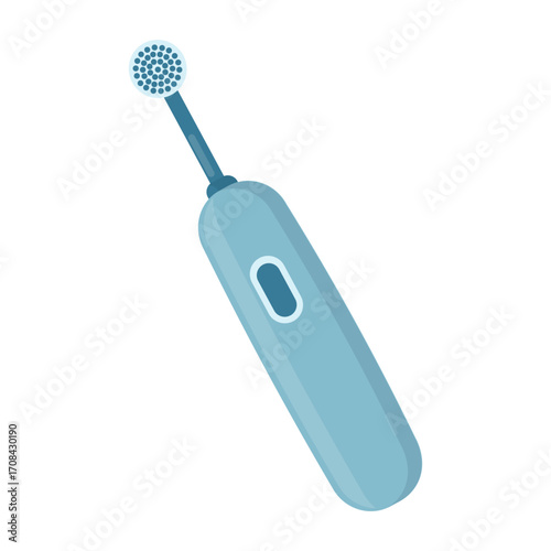Dental Brush Tool Close-Up – Spiral Bristle Instrument for Oral Hygiene and Clinical Illustration