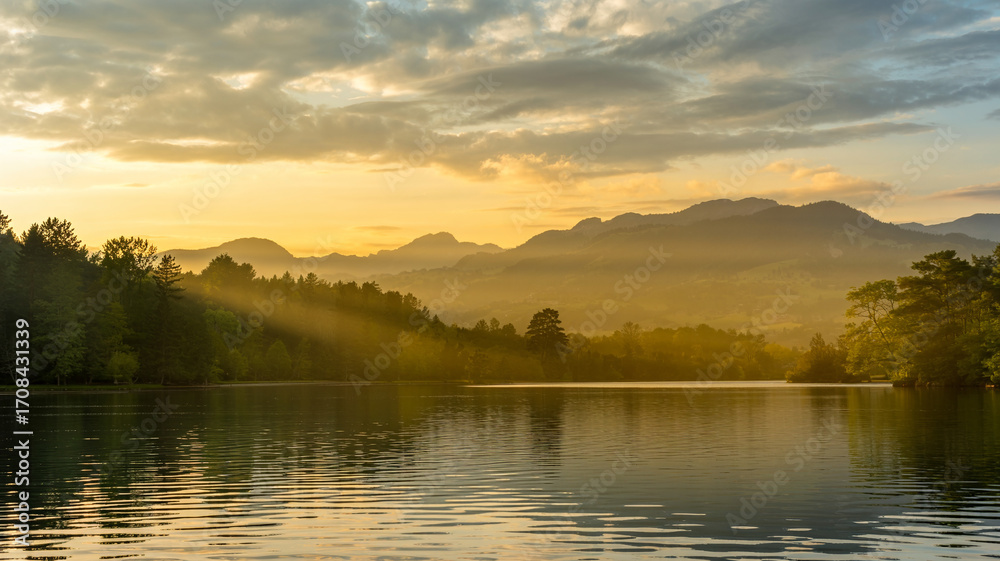 Fototapeta premium golden glow.