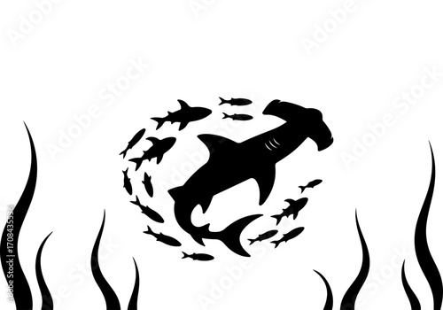 Underwater Wildlife Composition