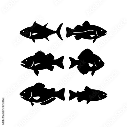 Fish Silhouette Collection