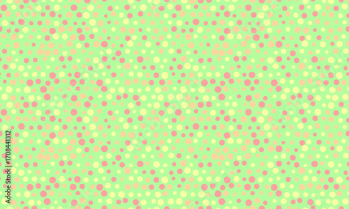 Geometric polka dot pattern with round spots, perfect for abstract backgrounds, seamless wallpapers, or textile prints. A trendy and creative design for modern decor.