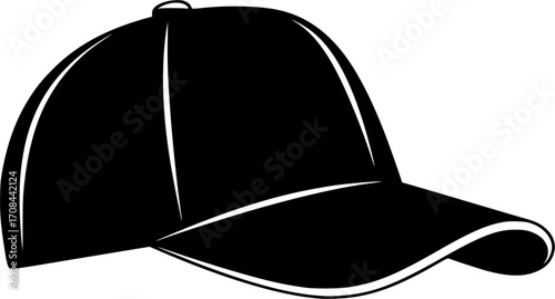  baseball cap with curved brim provides sun protection