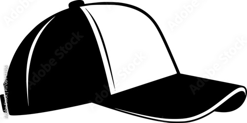  baseball cap with curved brim provides sun protection
