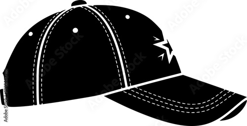  baseball cap with curved brim provides sun protection