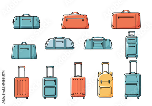 A collection of various travel bags and luggage for your journey.