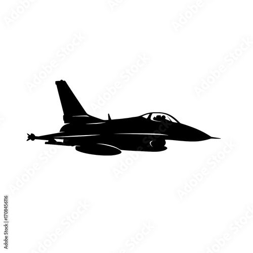 Fighter Jet Silhouette Vector Illustration

 

 
