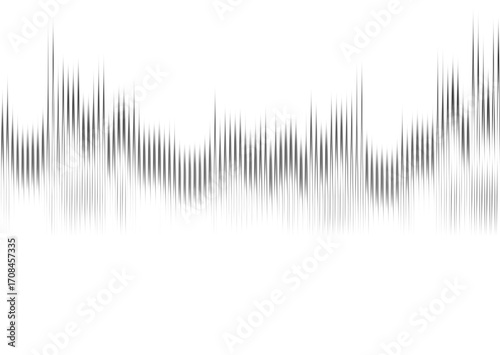 sound and audio waves. Volume wave ,Waves of the equalizer isolated on white background. sound wave Effect. sound wave illustration