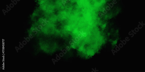 Abstract Elegant dark green background with mottled vintage texture in old fancy background design, texture of colored parchment paper.