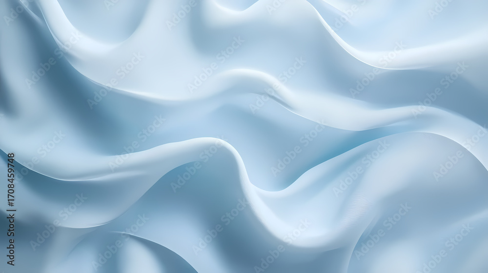 Fototapeta premium Light Blue Fabric Texture