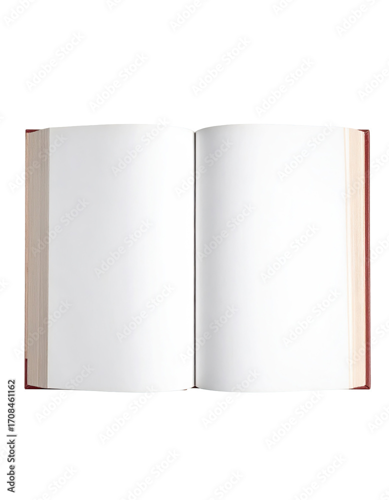 Naklejka premium Open book, blank pages (2)