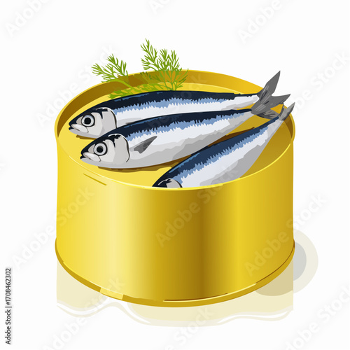 Sardinen in einer Dose
