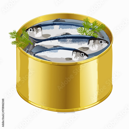 Sardinen in einer Dose