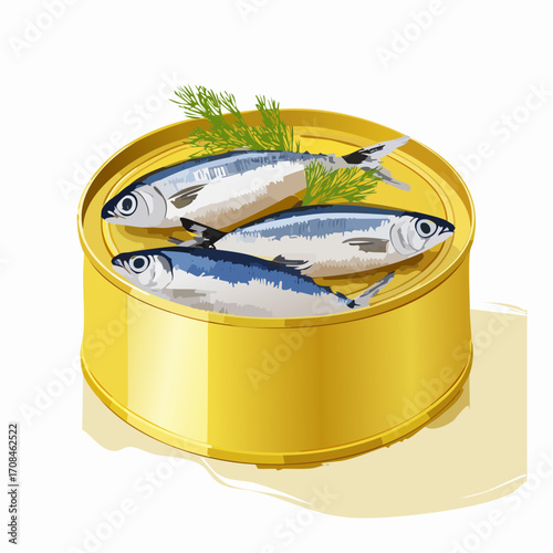 Sardinen in einer Dose