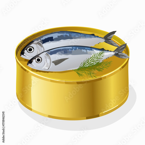 Sardinen in einer Dose