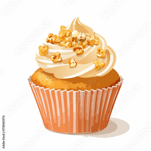 Cupcakes mit Popcorn
