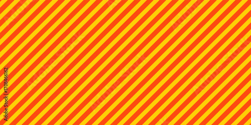 Autumn stripes on yellow background. Striped diagonal pattern Vector illustration of Seamless background autumn or winter theme Background with slanted lines