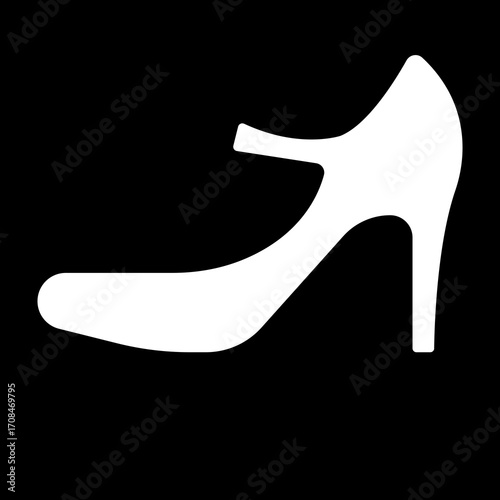 Ladies shoes icon.women's shoes footwear and elegant style and design trends.wedge heels sketch icon line art vector illustration.leather shoes heel icon black and white vector sign.