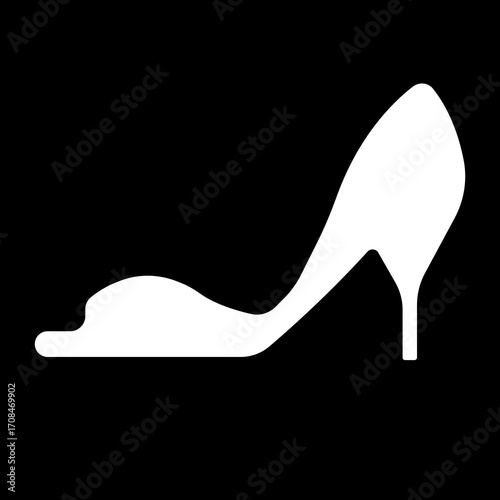 Ladies shoes icon.women's shoes footwear and elegant style and design trends.wedge heels sketch icon line art vector illustration.leather shoes heel icon black and white vector sign.