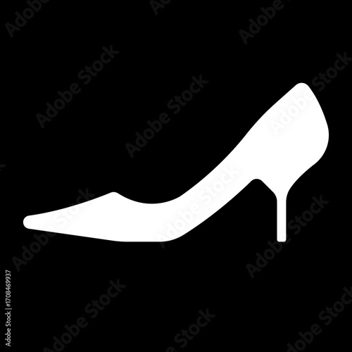 Ladies shoes icon.women's shoes footwear and elegant style and design trends.wedge heels sketch icon line art vector illustration.leather shoes heel icon black and white vector sign.