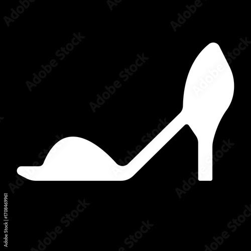 Ladies shoes icon.women's shoes footwear and elegant style and design trends.wedge heels sketch icon line art vector illustration.leather shoes heel icon black and white vector sign.