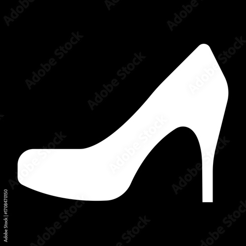 Ladies shoes icon.women's shoes footwear and elegant style and design trends.wedge heels sketch icon line art vector illustration.leather shoes heel icon black and white vector sign.