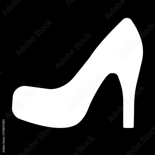 Ladies shoes icon.women's shoes footwear and elegant style and design trends.wedge heels sketch icon line art vector illustration.leather shoes heel icon black and white vector sign.