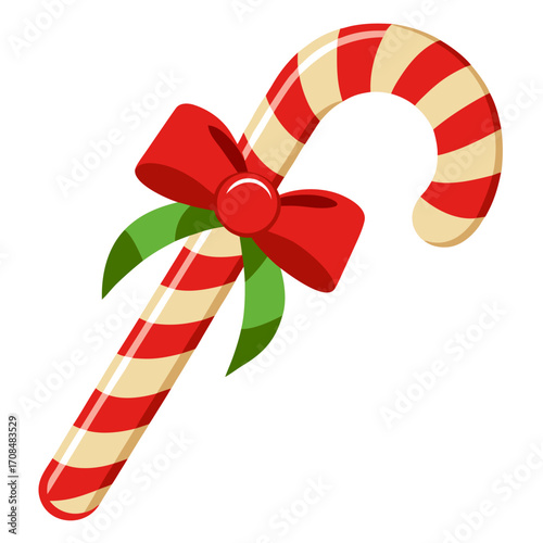 candy canes in a glass