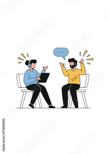 Two people talking while sitting on a bench in a park.