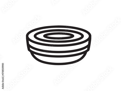 Elegant food icon illustration designed with modern clean vector details