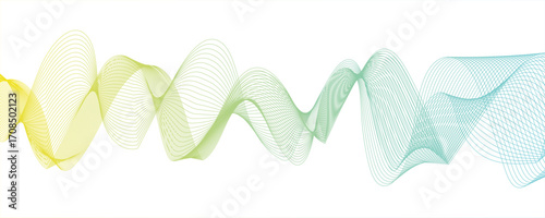 Abstract colorful wave line transparent background modern stream wave background and wave curve lines background. Business Illustration pattern of lines in transparent background.