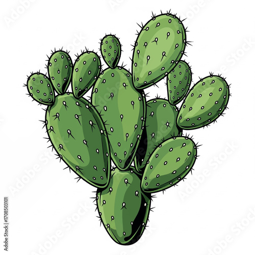 drawing, illustration, cactus, design, vector, art, graphic, nature, desert, summer, arizona, cartoon, plant, background, botanical, western, floral, flower, cacti, isolated, exotic, cute, succulent, 
