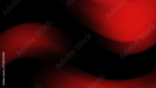 Abstract flowing red and black gradient background with soft focus