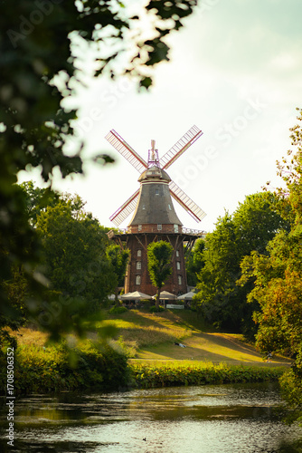 windmill in the netherlands